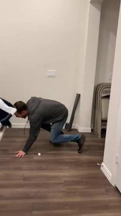 to slingshot marshmallow into mouth