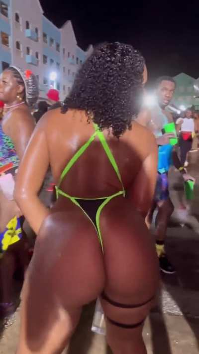 Carnival is dance and beauty booty on Trindade Tobago. 