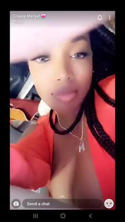 Nip slip from snapchat