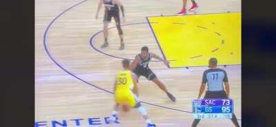 “This game is broken. All he does is Curry slide and cheese, no skill involved.”