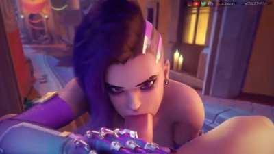 Sombra using her invisibility the right way