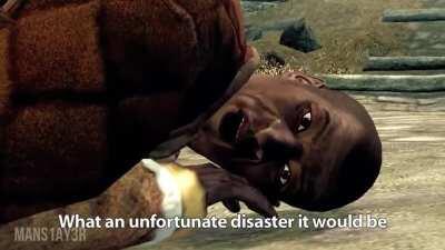 Still my favourite Skyrim video of all time. Credit: mans1ay3r