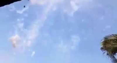 Love an air ballon full of fireworks!