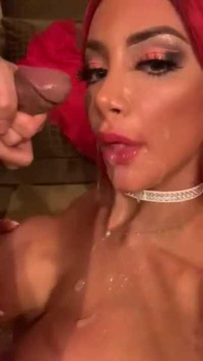 Nicolette and one small fan