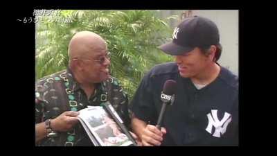 [Highlight] Hideki Matsui shares his thoughts on Roger Clemens' wife (April 2003)