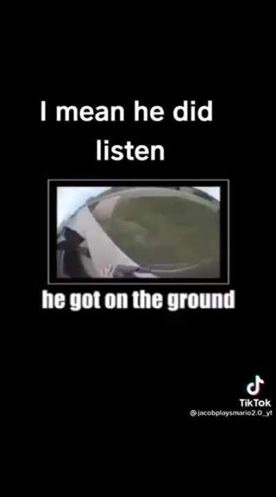 I mean he did listen