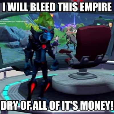 Nefarious has his priorities right (Impressions by me lol)