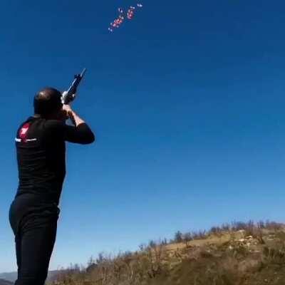 Breathtaking Skeet Shooting.