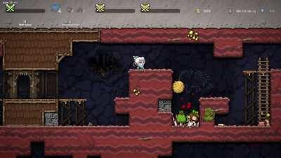 Two High IQ Spelunkers Vs. 1-1