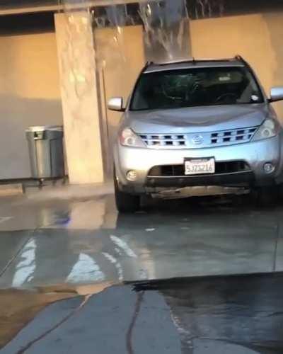 Man floods hotel room then goes for a swim.