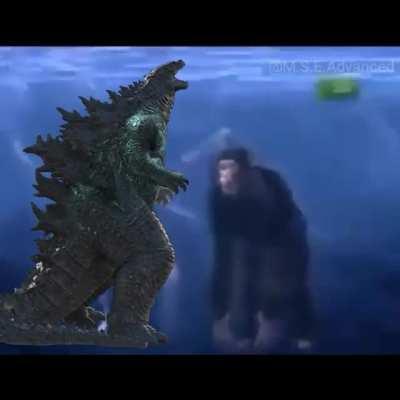 In water, Kong will drown