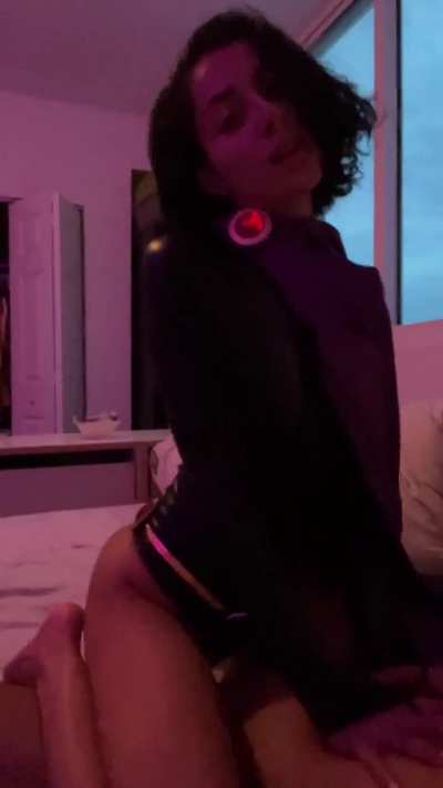 Raven riding a big brown cock 😮‍💨🐦‍⬛ full video on OF