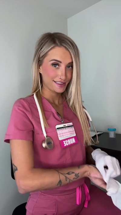 If I were your nurse, would creampie me after your appointment?
