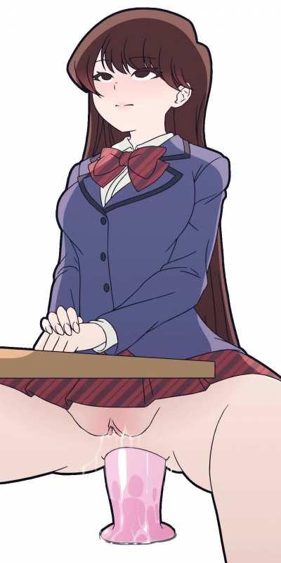 Komi loves the dildo