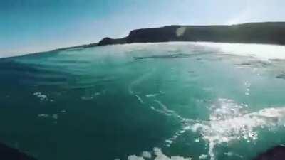 From the super clear water to the lengthy left handers this was a magical day!