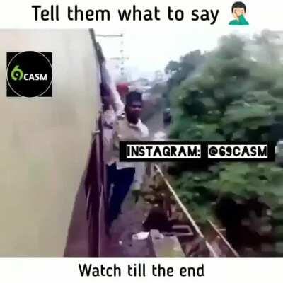 Idiots in Indian local trains
