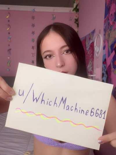 ❤ VERIFICATION❤ CyberlyCrush is an old account this is new. Here we go again.