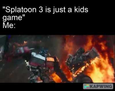 Splatoon gamers we unite together fighting the haters till all are one