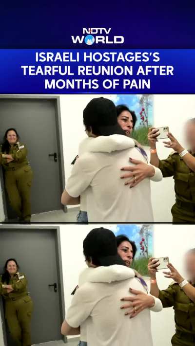Moments of pure emotion as Matan Zangauker reunites with loved ones following his release from Gaza.