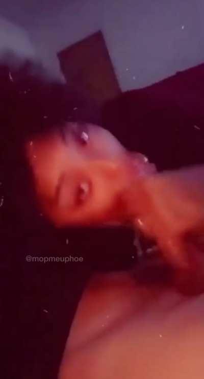 Eating like a gremlin