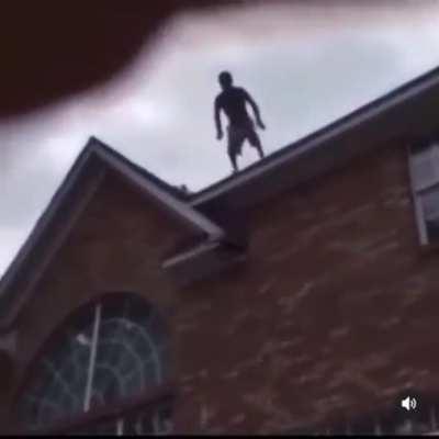 HMB while I jump from the roof into the pool