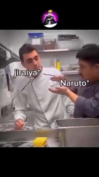 Jiraiya showing some skills irl 