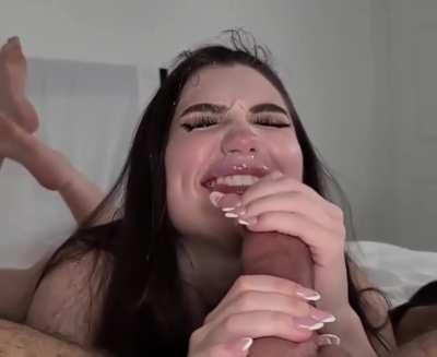 The sexiest is when she enjoys it