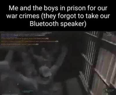 Me and the boys after being arrested for blowing up the Kerch bridge and the 3 Three Gorges Dam using the same plane (At 3AM!) (Gone Sexual!)