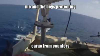 taking cargo be like: