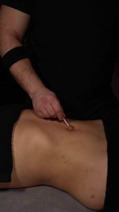 Teasing Belly Button Massage MILF