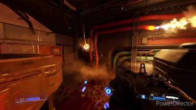 Cacodemons in Doom 2016.