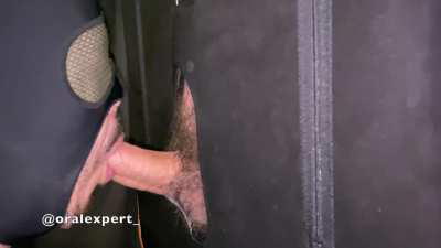 Straight hung guy visited my Gloryhole and came down my throat @oralexpert_