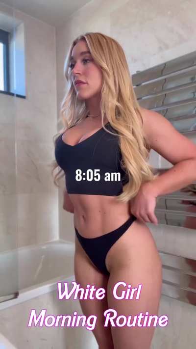 What's your morning routine, whiteboi? Have you included BNWO and /or chastity into it yet?