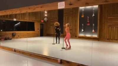 Instagram song and dance