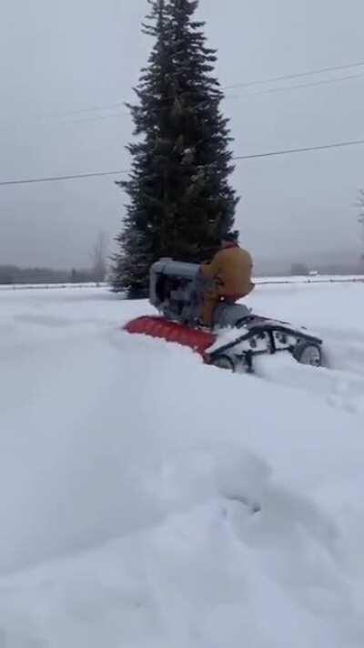 Nothing will stop him.