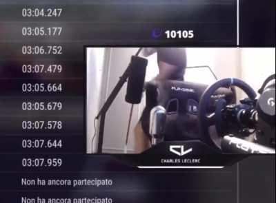 Girlfriend of F1 pilot Charles Leclerc subscribes to his Twitch account to ask him to open the door