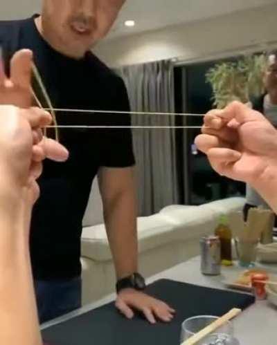 Rubber band sleight of hand