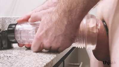 Thinking about those guts making way for my massive slab of cock meat.