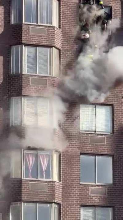 High Rise fire on 52nd Street