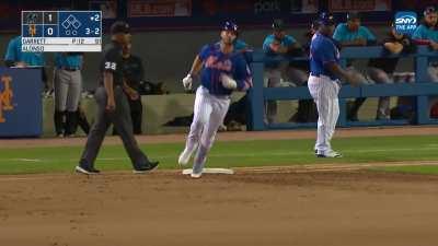 [Highlight] Pete Alonso gets his spring started with a laser homer