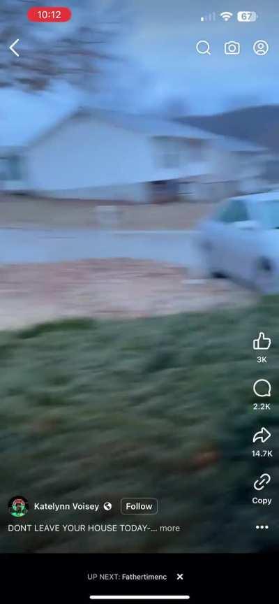 Imagine driving a firetruck down an icy hill 🫣