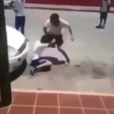 That's some crazy finishing move