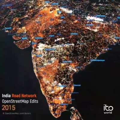 India Road Network 2008-2019