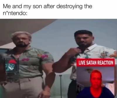 It stood no chance against holy water