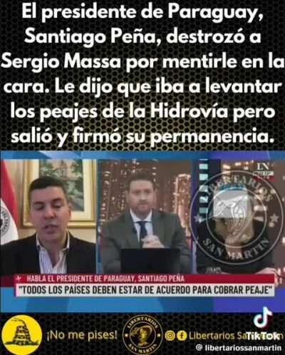 Escandalo Entre Sergio Massa y Paraguay