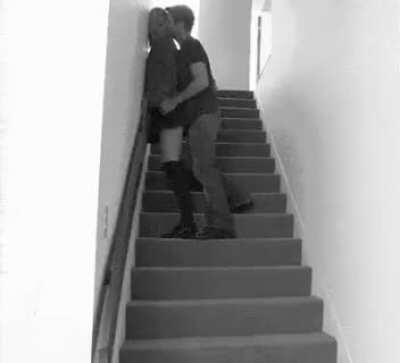 Couldn't even make it to the top of the stairs