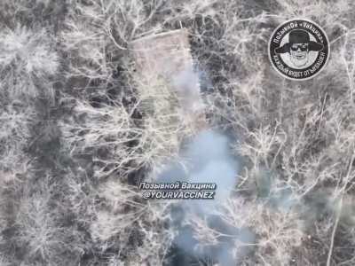 A Ukrainian PzH 2000 SPG was hit by fiber-optic FPV drones