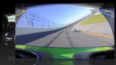 Daytona tire failure at 180mph