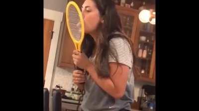 it's like licking a battery, you'll barely feel it.