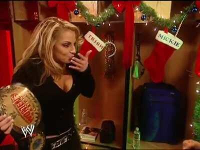 Mickie's present for Trish